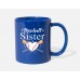 Baseball Sister Royal Blue Mugs